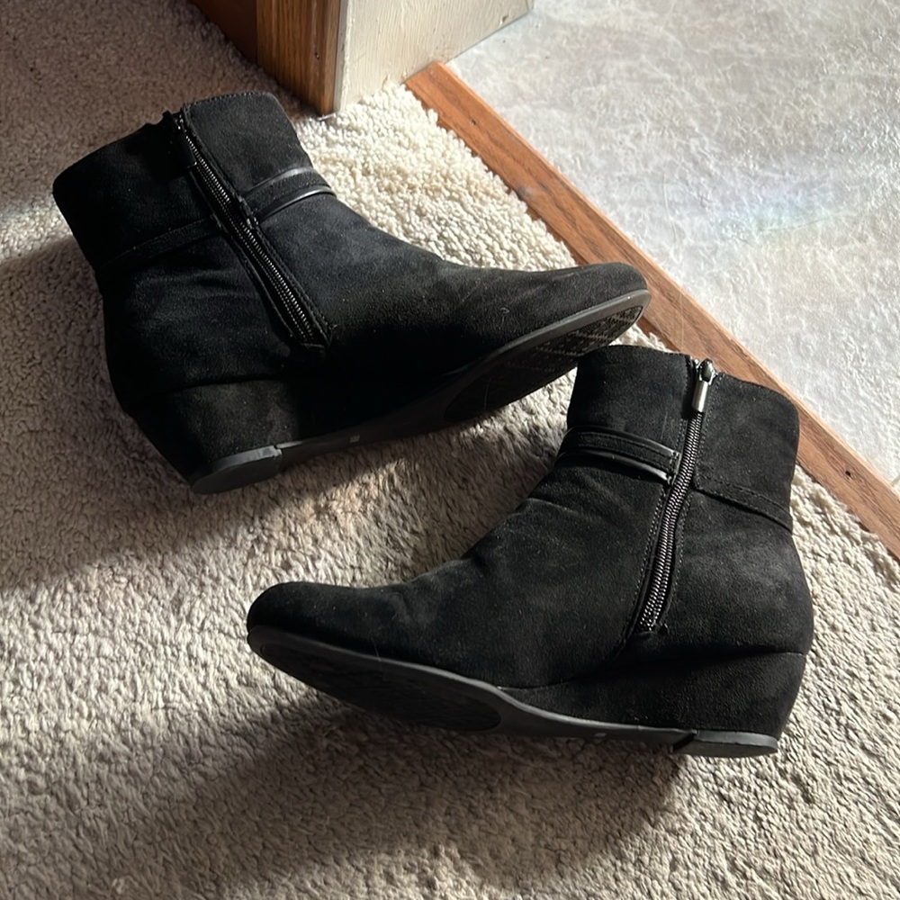 Black Ankle Booties - Picture 4 of 5